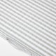 image 4 of Homescapes Grey Stripe Cotton Orthopaedic Foam 3 Seater Booster Cushion | Grey | Grey Stripe | 150 x 50 x 10 cm