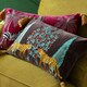 image 5 of Wylder Aritra Embroidered Velvet Multicolour Cushion Cover 30 x 50cm Multi