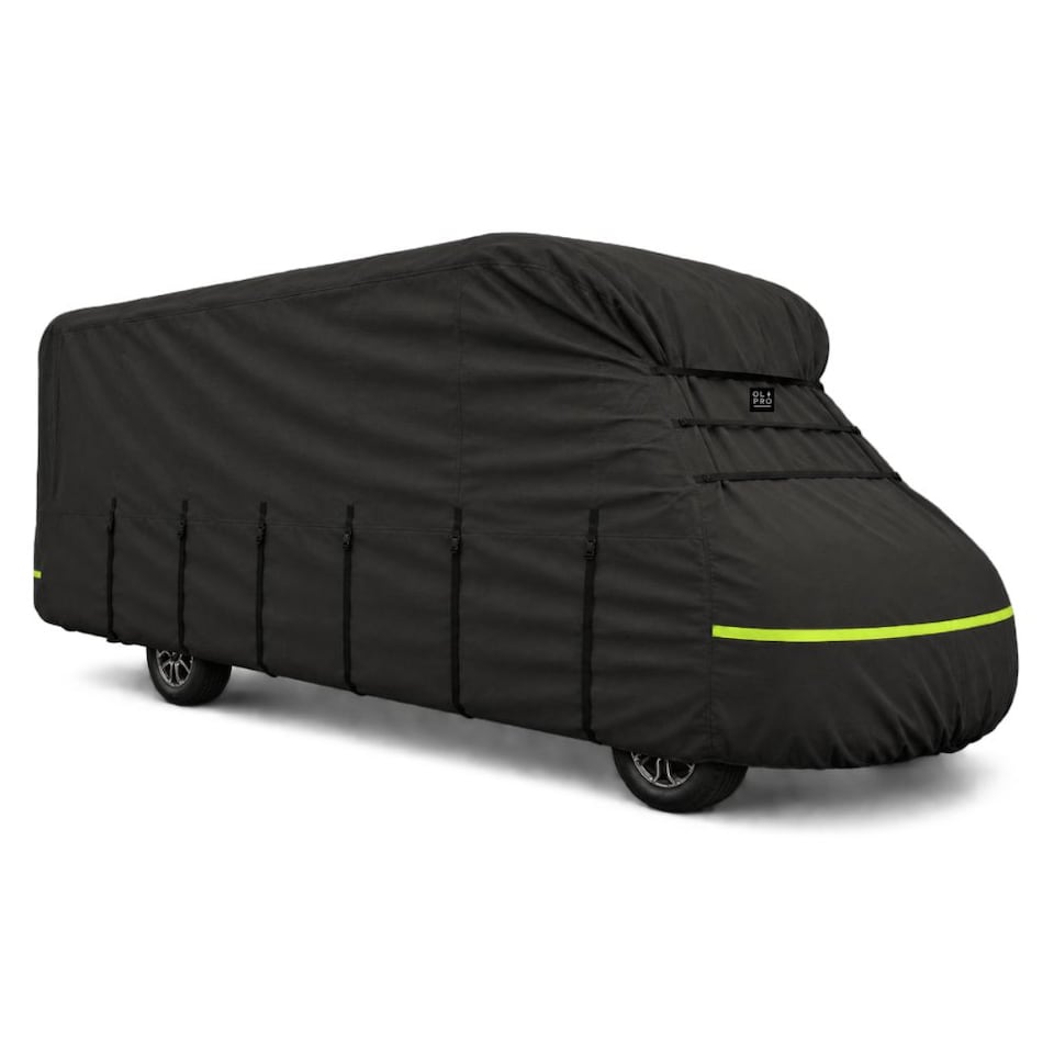 image 1 of 4 Ply Breathable Black Motorhome Cover