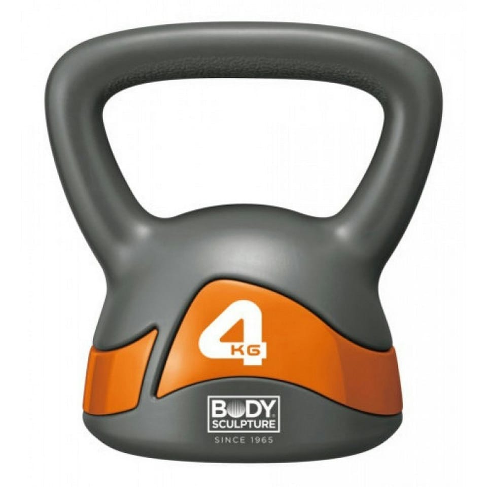 Carta Sport Body Sculpture Kettle Bell - Grey/Orange - 4kg