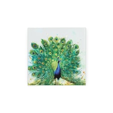 Peacock Glass Hot Pot Stand - Heat Resistant Non-Slip Trivet