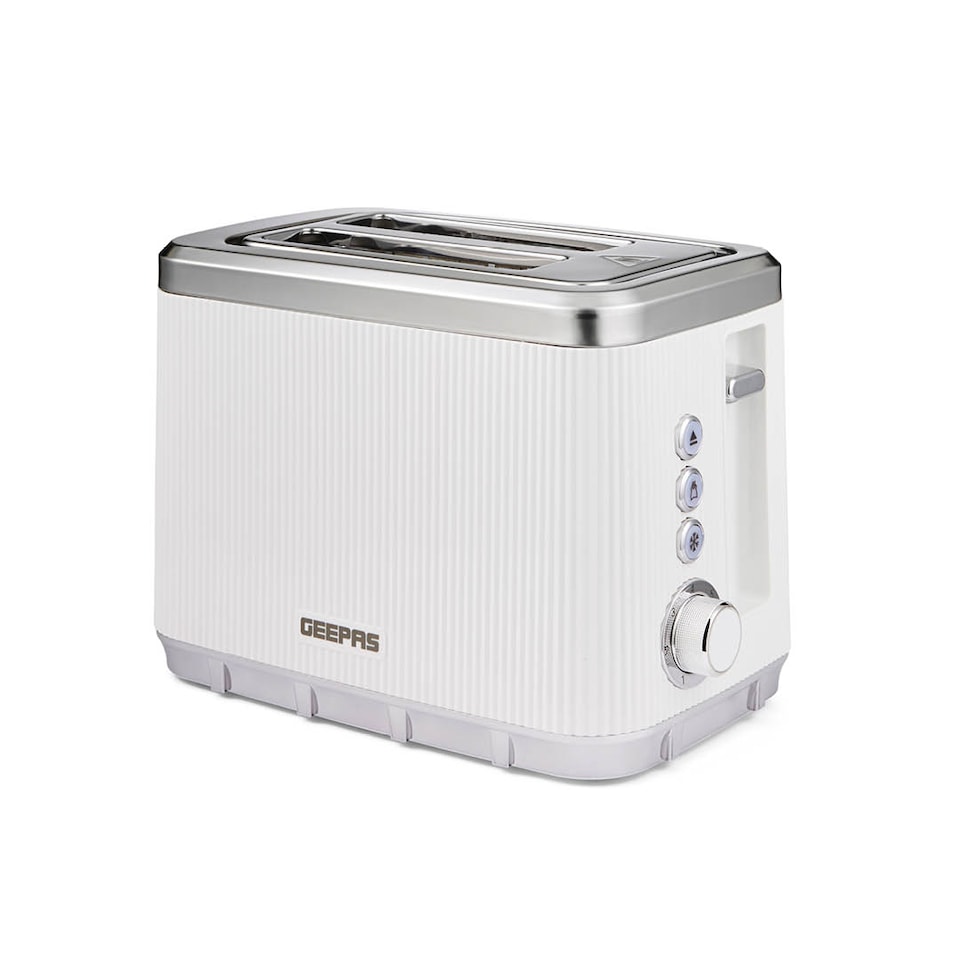 image 1 of GEEPAS 2 Slice Toaster 930W,  White Arcus