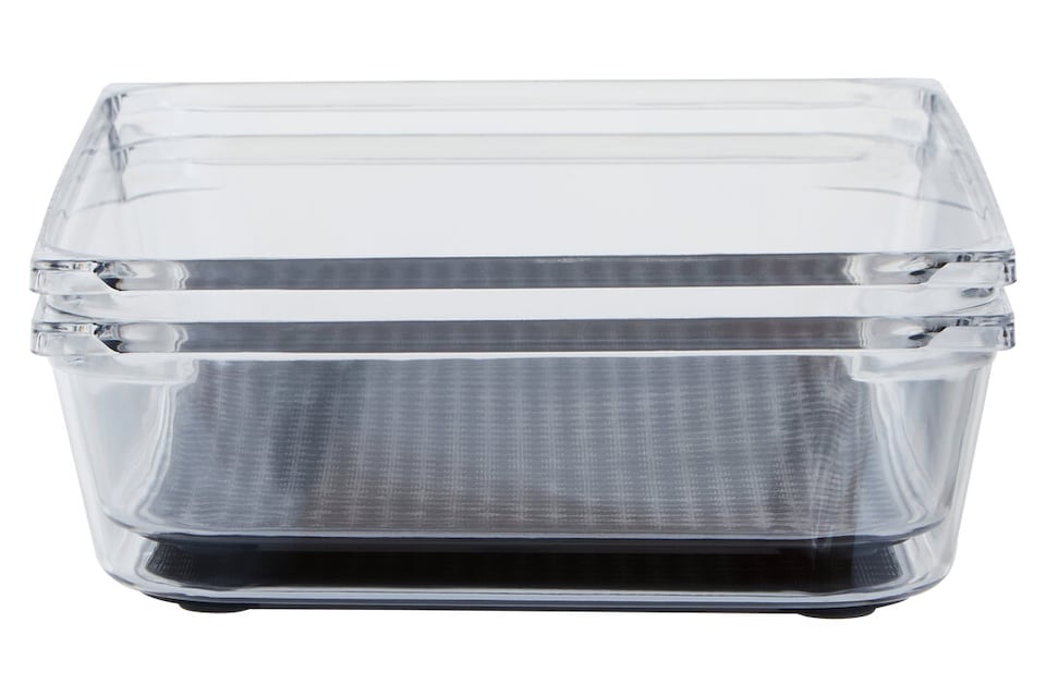 image 1 of Romm Medium Set Of Two Kitchen Organisers With Rubber Insert