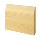 image 1 of PACK OF 5 (Total 5 Units)  - Dual Purpose Chamfered & Bullnose Natural Pine Skirting- 15mm x 95mm - 4200mm Length
