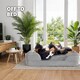 image 8 of Dog Bed Kimba - orthopaedic, thick padding, raised edge, washable cover | Grey | grey | XL | 1