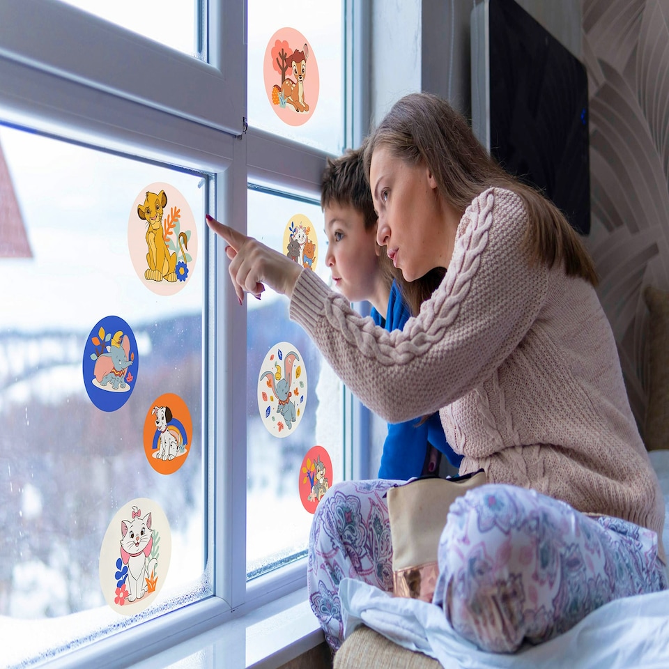image 1 of Disney Frozen Springday Self-Adhesive Window Stickers