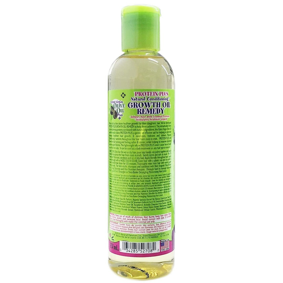 image 1 of Africa's Best Organic Kids Protein Plus Growth Oil Remedy 8oz