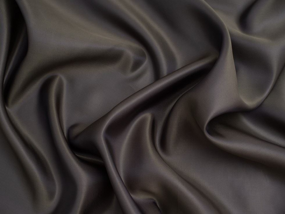 Grey Two Tone Shot Twill Lining Fabric for Dressmaking, 140cm / 55" Wide - per metre
