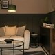 image 1 of ValueLights Pair of - Forest Green Fabric Cylinder Ceiling Pendant Lampshade/Table Lamp Drum Light Shade - Small