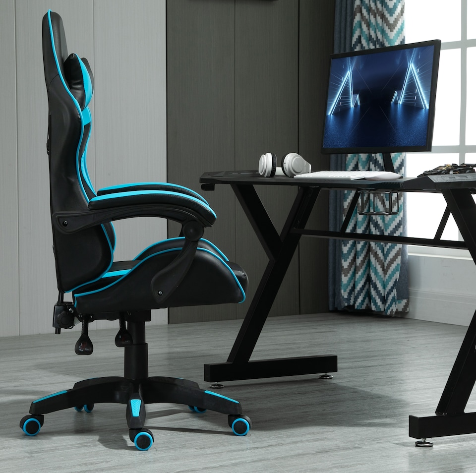 image 1 of MCC Direct Gaming Chair Computer Office Chair with Tilt and Swivel function