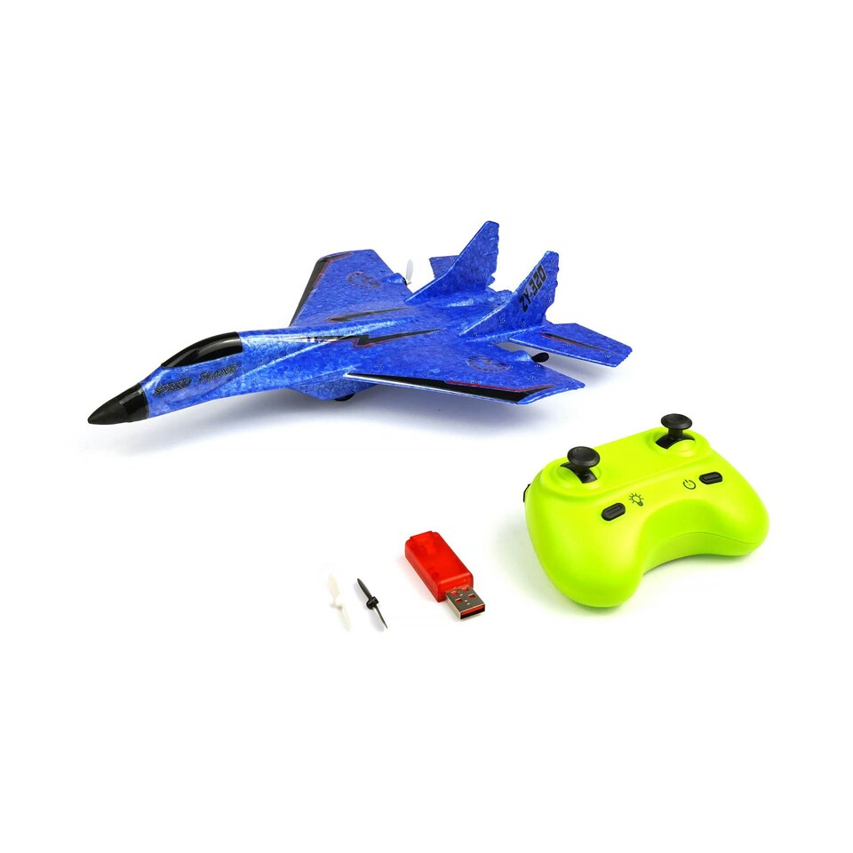 image 1 of RCG Racing ZY-320 Raptor Mini Flying Plane - Blue