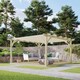 image 3 of Premium Pergola and Decking Kit - Wood - L360 x W360 x H270 cm - Light Green