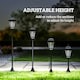 image 10 of Outsunny 2 PCS LED Garden Lights Lamp Solar Powered Lantern Auto Switch Patio