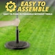 image 8 of Marco Paul  Heavy Duty Garden Parasol Umbrella Base Black
