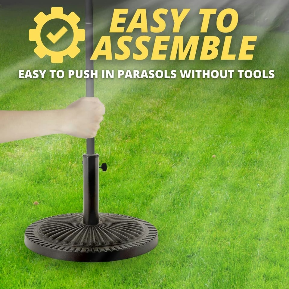 image 1 of Marco Paul  Heavy Duty Garden Parasol Umbrella Base Black