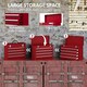 image 4 of DURHAND Lockable 2/3/4 Drawer Tool Chest w/ Ball Bearing Slide Drawer 