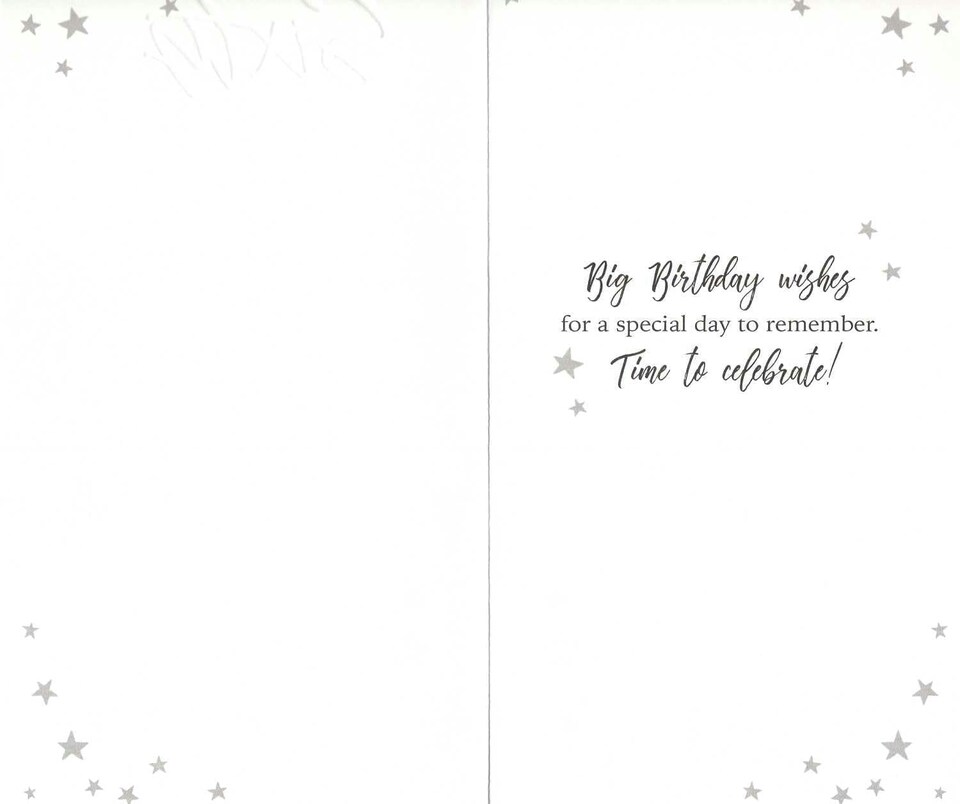 image 1 of Embellished Cake & Candles 60th Birthday Card