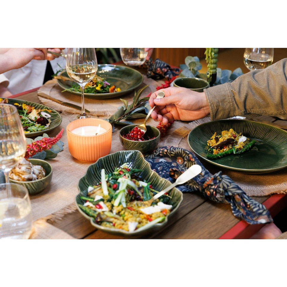 image 1 of Mikasa Dip Bowl Set Green Stoneware 10cm Set of 4 | Green