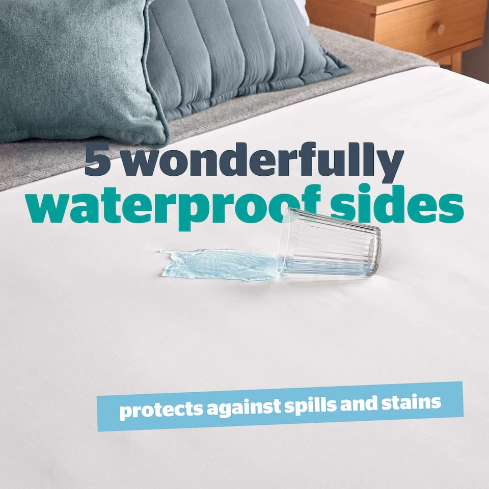 image 1 of Silentnight Complete Encasement Waterproof Protector | White | Single | 1