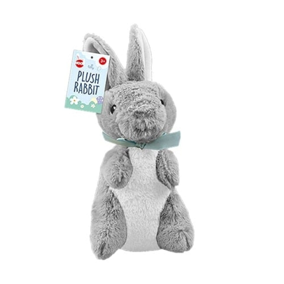Grey Bunny Rabbit Plush Soft Toy 19cm