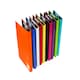 image 1 of Pack of 10 Assorted Colour A4 Clipboard Document Clamp File Folders