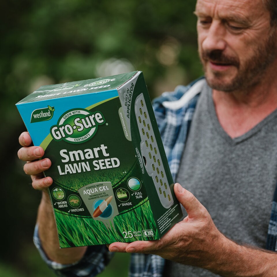 image 1 of Gro-Sure Smart Lawn Seed with Aqua Gel coating for dry, shady & worn areas 80sqm