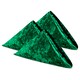 image 1 of Square Crushed Velvet Napkins, Cloth with Hemmed Edges Napkins - 20 Inch