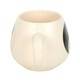 image 2 of Something Different Yin Yang Round Mug - Beige/Black - One Size