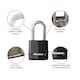 image 2 of Master Lock Excell Weather Tough Padlock | Multi | Multi Colour | 1