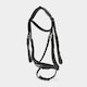 image 3 of Salisbury Buckingham Leather Horse Bridle - Black - Cob