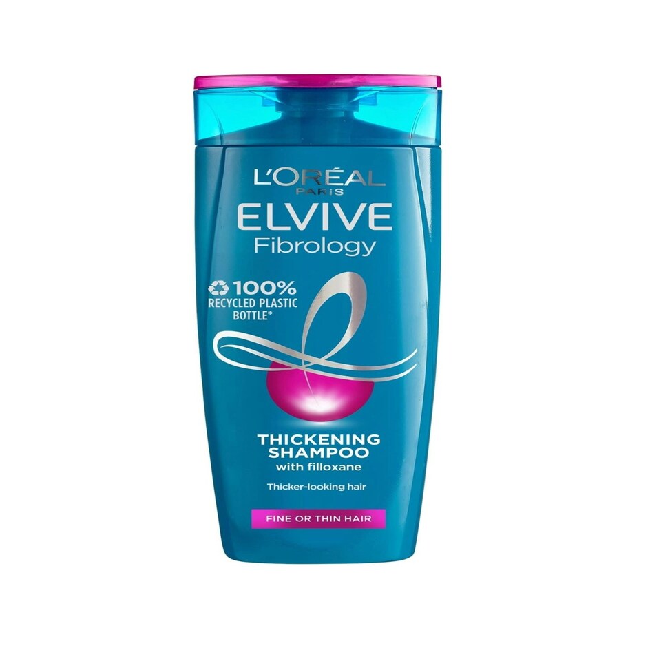L'oreal Elvive Fibrology Thickening Shampoo 400ml Pack of 6