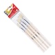 image 1 of Pack of 4 Assorted Size Wooden Handle Bristle Artist Oil Painting Brushes