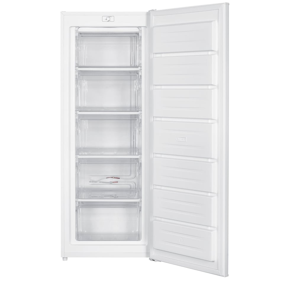 image 1 of HYE Freestanding Upright Freezer, 168 Litre, 55cm, White - RF01SDFR168W01