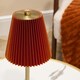 image 3 of OHS Pleated Bedside Lamp LED Rechargeable Cordless Night Light