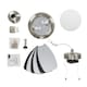 image 3 of ValueLights Spitfire 30 Inch Ceiling Fan with Light and Bulbs