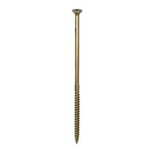 Timco - C2 Clamp-Fix Multi-Purpose Premium Screws - TX - Double Countersunk - Yellow (Size 8.0 x 200 - 50 Pieces)