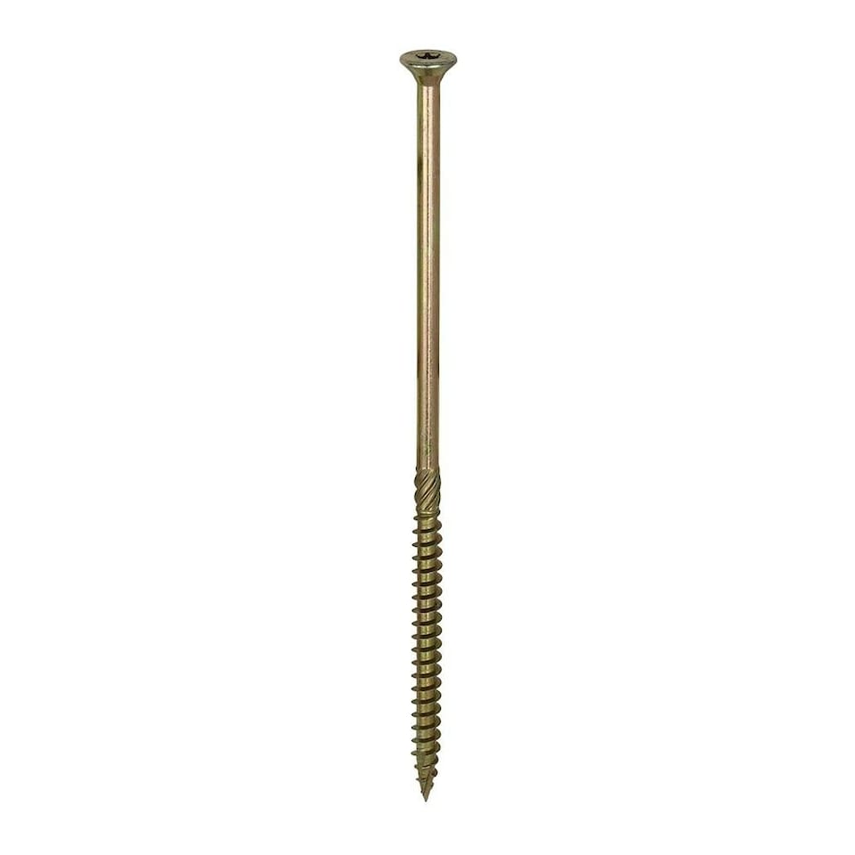 image 1 of Timco - C2 Clamp-Fix Multi-Purpose Premium Screws - TX - Double Countersunk - Yellow (Size 8.0 x 200 - 50 Pieces)