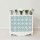 image 3 of NuWallpaper NU1691 Montauk Lattice Hemlock Peel & Stick Wallpaper, Hemlock Blue Multi