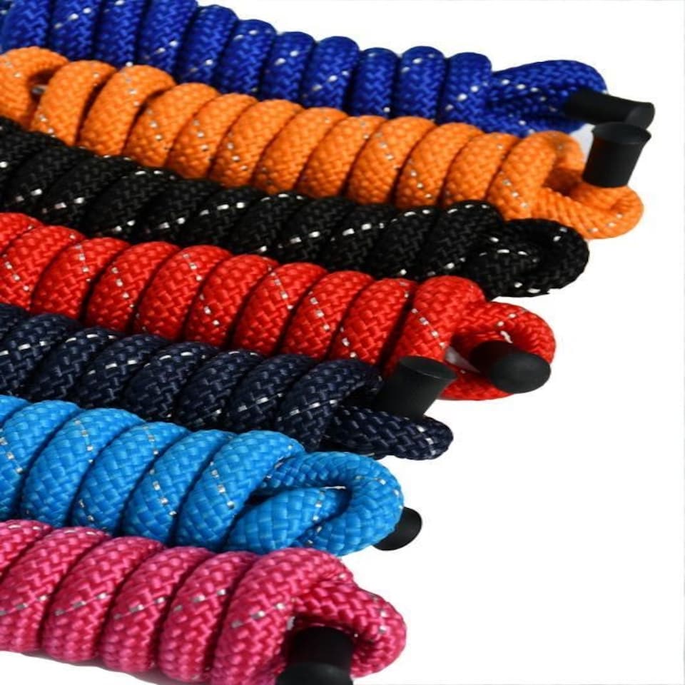 image 1 of Rhinegold Silver Thread Heavy Duty Leadrope Black | Size: One Size
Colour: Black