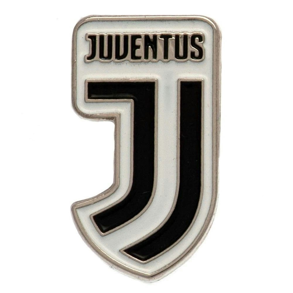 Juventus FC Crest Badge - White/Black - One Size