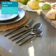 image 3 of Argon Tableware Stainless Steel Teaspoons - 14.5cm - Black - Pack of 4