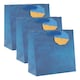 image 1 of Multipack of 3 Medium Gift Bags | Party Bags for Presents | Birthdays | For Him | Blue Design