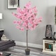 image 2 of Living and Home Artificial Cherry Blossom Tree for Decor