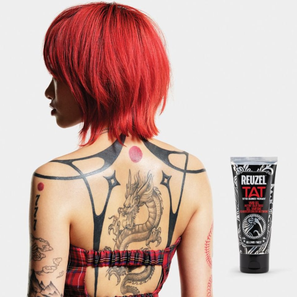 image 1 of Reuzel Vivid Gel Tattoo Moisturizer Keeps Skin Smooth and Hydrated Helps Reduce Color Fading Suitable for Morning or Evening Use Vegan Formula Sulfate and Paraben Free 100 ml