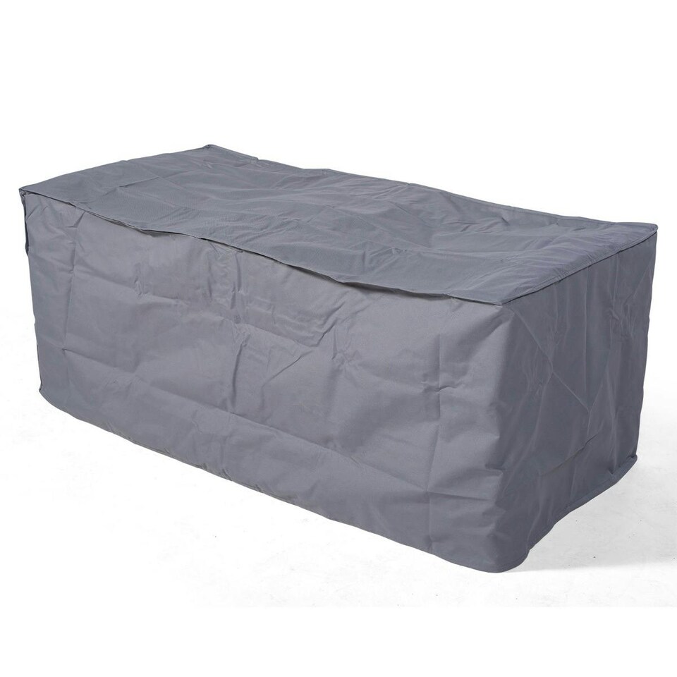 image 1 of Nevada 2 Seat Garden Sun Lounger Recliner Set Cover | Grey | Grey