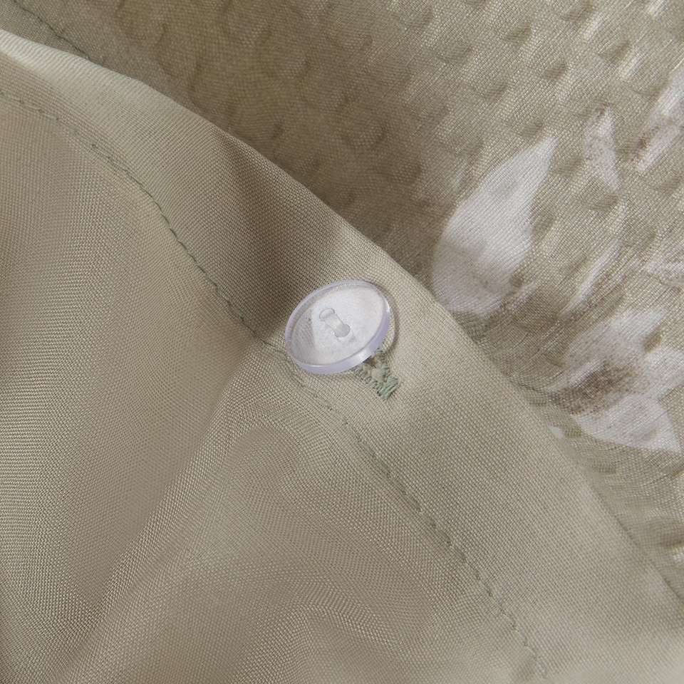 image 1 of OHS Botanics Embossed Bedding Set Waffle Duvet Cover with Pillowcase