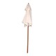 image 8 of Oypla 2.1m Wooden White Garden Parasol Outdoor Patio Umbrella Canopy White