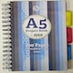image 2 of Silvine A5 project book 200 pages with 3 part dividers lined spiral book