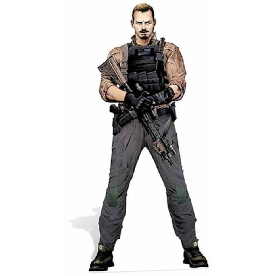 DC Comics Suicide Squad Rick Flag Lifesize Cardboard Cutout - 188cm