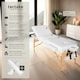 image 2 of 3 Zone Massage Table Somwang with Bolster Set | White | white | 1